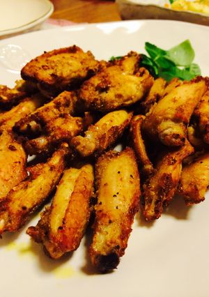カレー粉たっぷり☆鶏手羽先のグリル-レシピのメイン写真