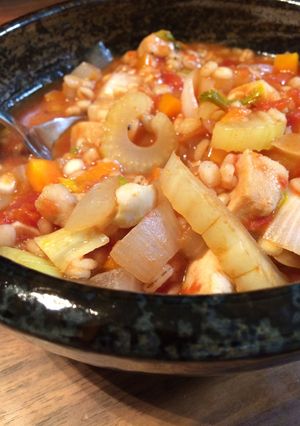 押し麦のミネストローネ-レシピのメイン写真