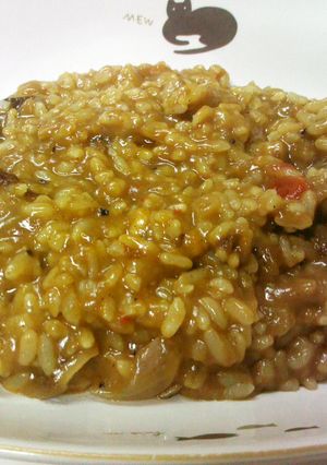 残ったカレーで簡単リゾット-レシピのメイン写真