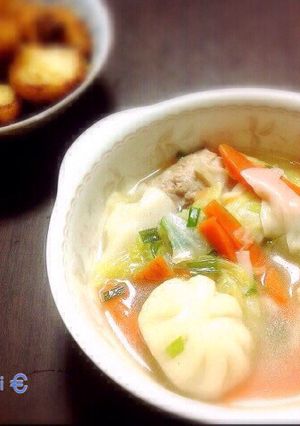 野菜たっぷり❁スープ餃子-レシピのメイン写真