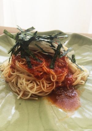 簡単美味い！ピリ辛油そば風そうめん-レシピのメイン写真