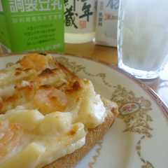 รูปของ 今夜は焼酎の牛乳割【豆乳も旨♪】