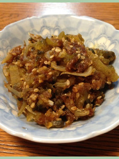 ゴーヤの佃煮-レシピのメイン写真