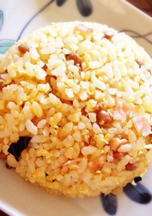 塩麹で納豆炒飯♪-レシピのメイン写真