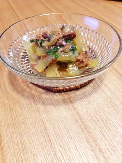 冬瓜の梅と秋刀魚和え-レシピのメイン写真