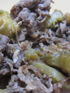 ゴーヤと牛肉のさっぱり煮-レシピのメイン写真