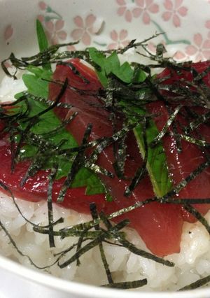 マグロの漬け丼-レシピのメイン写真