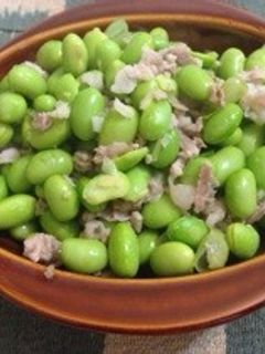 簡単おつまみ! 枝豆の塩豚炒め-レシピのメイン写真