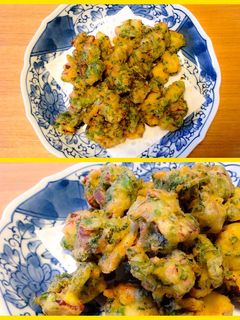 タコと青紫蘇と紅生姜の天ぷら-レシピのメイン写真