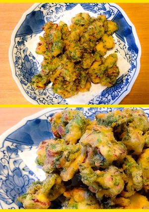 タコと青紫蘇と紅生姜の天ぷら-レシピのメイン写真