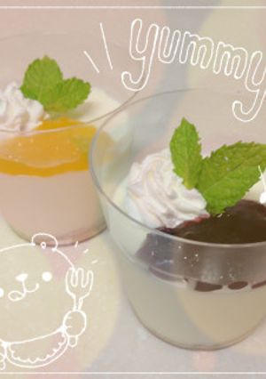 夏にさっぱり♪*。簡単レアチーズカップ-レシピのメイン写真