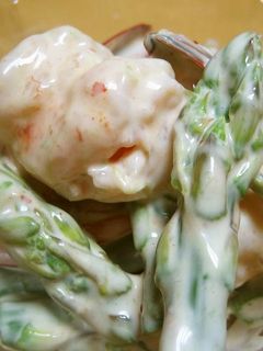 ◆海老とアスパラの中華マヨネーズ和え♪◆-レシピのメイン写真