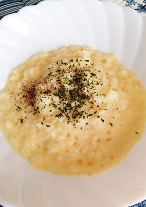 ポタージュリメイク☆朝食リゾット-レシピのメイン写真