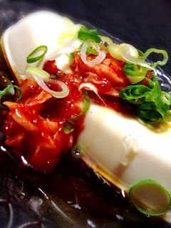 夏バテに!簡単ピリ辛豆腐-レシピのメイン写真