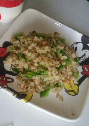 タコライスの肉味噌でレタスチャーハン-レシピのメイン写真