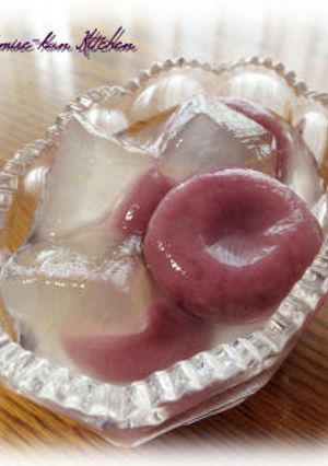 紫芋白玉ポンチ-レシピのメイン写真