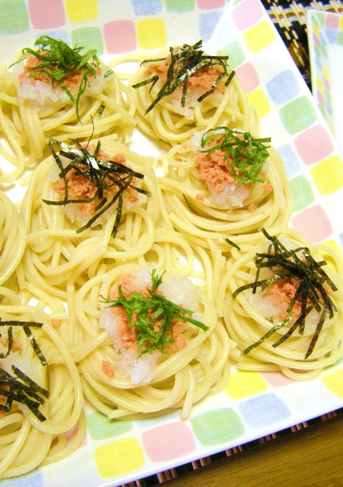 鮭フレークで簡単❤和風冷製パスタ❤-レシピのメイン写真