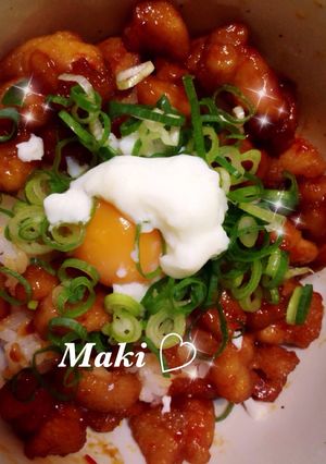 ❇︎◆甘辛コロコロ鶏肉丼◆❇︎-レシピのメイン写真