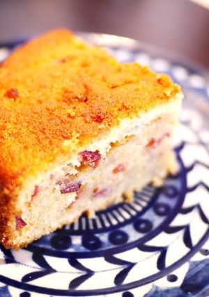 簡単クランベリーバナナケーキ-レシピのメイン写真