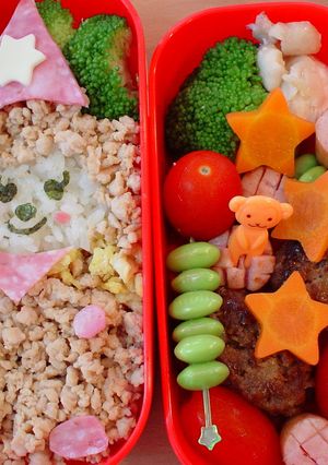森の小人☆モンチッチ　キャラ弁-レシピのメイン写真