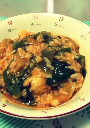 キムチリゾットバジル風味-レシピのメイン写真