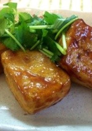 節約満腹！豆腐ステーキ甘辛たれ-レシピのメイン写真