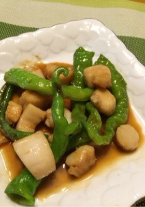 【簡単一品】ししとうと帆立のバター醤油♪-レシピのメイン写真