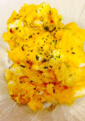 買ってきたままチン！かぼちゃサラダ-レシピのメイン写真
