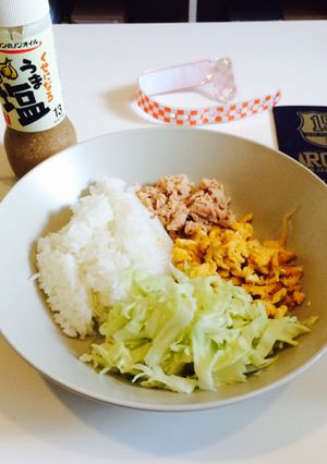 男のワンプレート飯〜ツナと卵の出逢い〜-レシピのメイン写真