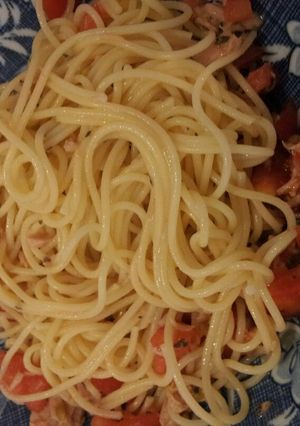トマトとツナの冷製パスタ-レシピのメイン写真