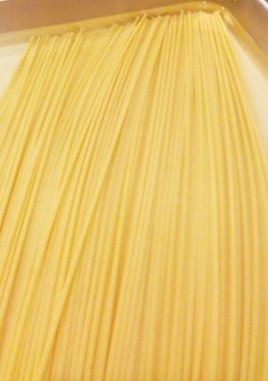 乾燥パスタでモチモチ生パスタ-レシピのメイン写真