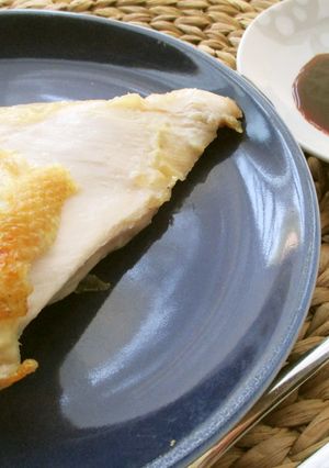 わざび醤油で蒸し鶏むね肉ステーキ-レシピのメイン写真