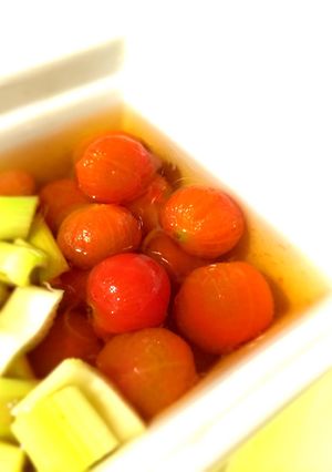 ミニトマトの煮浸し♪-レシピのメイン写真