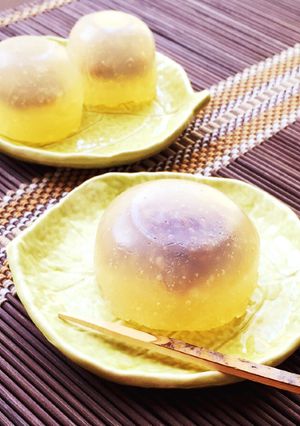 梅酒香る♡簡単つるるん水まんじゅう-レシピのメイン写真