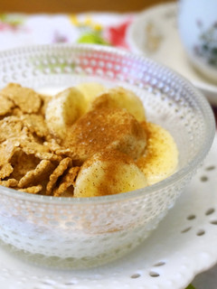 玄米フレークで☆ヨーグルトバナナシナモン-レシピのメイン写真