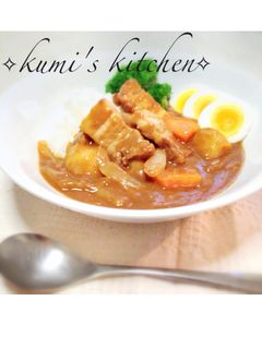 豚バラブロックごろごろ♡美味しいカレー-レシピのメイン写真