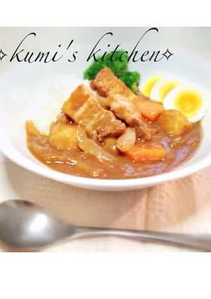 豚バラブロックごろごろ♡美味しいカレー-レシピのメイン写真