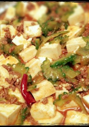 ゴーヤでマーボー豆腐、大好評↗↗-レシピのメイン写真