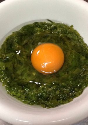 刻みメカブの卵かけ-レシピのメイン写真