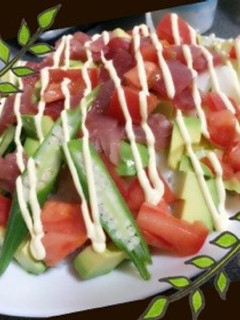 ハワイアン風♪アヒポキ丼-レシピのメイン写真