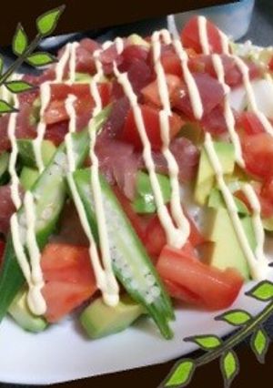 ハワイアン風♪アヒポキ丼-レシピのメイン写真