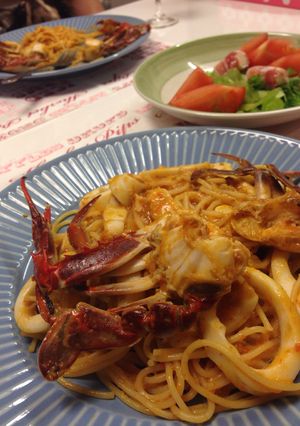 本格的な味！ワタリガニのパスタ-レシピのメイン写真