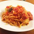 ワインにピッタリ☆ ブリのトマトパスタ