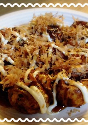 お好み焼き粉でたこ焼き-レシピのメイン写真