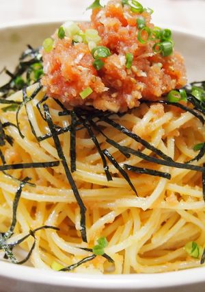 極旨っ♡明太子スパゲティー-レシピのメイン写真
