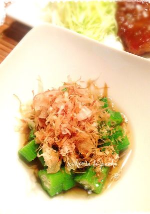 簡単！美味しい♫オクラの麺つゆ和え-レシピのメイン写真