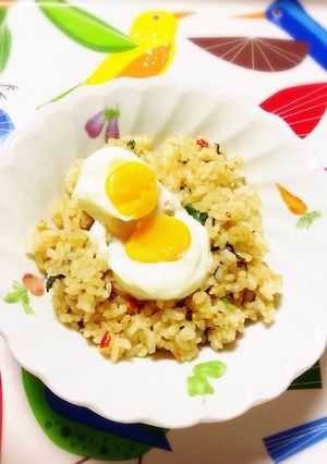超簡単!しそ香るナシゴレン風チャーハン-レシピのメイン写真
