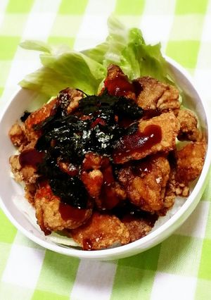 ☆マグロの漬け揚げ丼☆-レシピのメイン写真