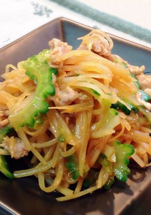 夏バテに効く‼︎ポテト＆ゴーヤの青椒肉絲-レシピのメイン写真