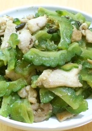 ゴーヤと豚肉のトウチ炒め-レシピのメイン写真